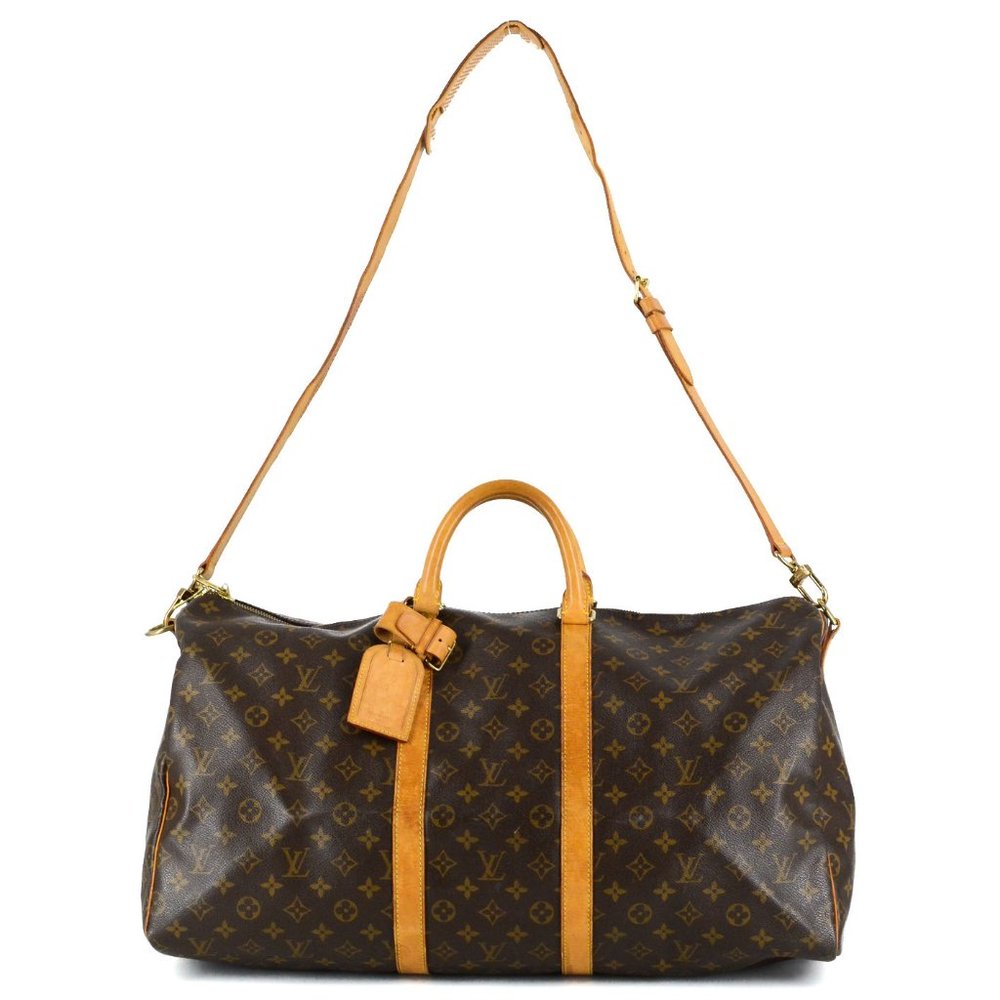 LOUIS VUITTON Monogram Keepall Bandouliere 55